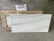 PALLET TO CONTAIN 40 X NEW PACKS OF JOHNSON TILES CERAMIC 600 X 300MM ARIZONA OPAL 600 X 300MM (