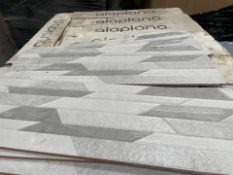 TRADE PALLET TO CONTAIN 48 X PACKS OF BODO COLD MOSAIC MATE TILES 20 X 60CM 74.88M2 TOTAL