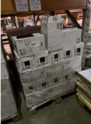 TRADE PALLET TO CONTAIN 115x BRAND NEW PACKS OF AZULEJO BCT JET BLACK 15 X 15CM TILES (44 PER PACK