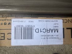 PALLET TO CONTAIN 40 X NEW PACKS OF JOHNSON TILES CERAMIC600x300MM MARCO CLAY DÉCOR TILES (MARC1D)