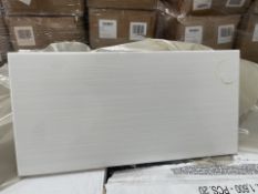 TRADE PALLET TO CONTAIN 48 X PACKS OF VELVETBLANCO TILES 20 X 40CM 76.8M2 TOTAL COVERAGE (LOC: 23.