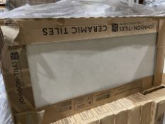 PALLET TO CONTAIN 40 x PACKS OF JOHNSONS 600X300MM NATURAL ECRU MATT TILES (NTS01A) EACH PACK
