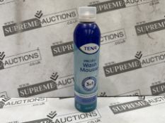 35 X BRAND NEW TENA PROSKIN WASH MOUSSE 3 IN 1 FRESHLEY SCENTED GENTLE FOR FRAGILE SKIN 400ML (