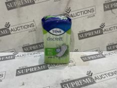 24 X BRAND NEW TENA Lady Discreet Mini Plus Sanitary Towels 16 Pack TENA Lady Discreet Mini Plus.