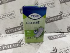 60 X BRAND NEW TENA Discreet Ultra Pad Mini (169ml) 20 Pack TENA Discreet Pads are incontinence pads