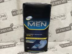 36 X BRAND NEW TENA MEN LEVEL 2 ABSORBENT TENA 20 PACK Men Active Fit Absorbent Protectors are