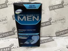 30 X BRAND NEW TENA MEN LEVEL 1 ABSORBENT TENA 20 PACK Men Active Fit Absorbent Protectors are