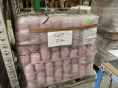 48 X BRAND NEW PREMIUM PINK CERAMIC POTS HOLDS PLANTS UPTO 12CM (LOC: 42.15-AA1712 - MP)