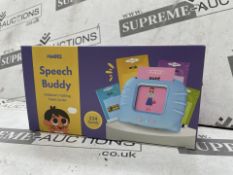 15 X BRAND NEW MINDEE SPEECH BUDDY 224 TALKING FLASH CARD SETS (LOC: 25.7-AA9434 - 1P)