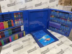 6 X BRAND NEW TAREMA ULTIMATE ART STUDIO SETS RRP £28 EACH. 72 WAX CRAYONS, 48 COLOURING PENCILS, 30