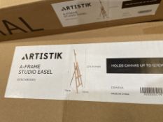 3 X BRAND NEW Artistik Premium Easel | Stand for Artists & Weddings | Adjustable Height, Pinewood