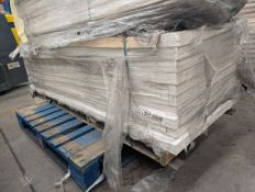 (28Y15) 5x BRAND NEW JELD-WEN Atherton 4 Pannel Smooth Paired FD30 Fire Doors - 1981 x 686 x 44mm (