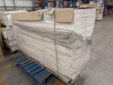 (9Z15) 12x BRAND NEW JELD-WEN Atherton 4 Pannel Smooth FD30 Paired Fire Doors 1981 x 610 x 44mm (