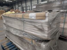 (28Y15) 4x BRAND NEW JELD-WEN Atherton 4 Pannel Smooth Paired FD30 Fire Doors - 1981 x 610 x 44mm (8