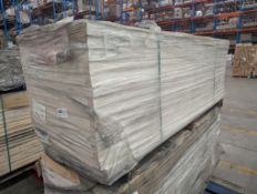 (27Z15) 7x BRAND NEW JELD-WEN Atherton 4 Pannel Smooth Paired FD30 Fire Doors - 1981 x 686 x 44mm (