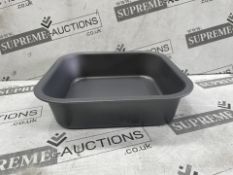 50 X BRAND NEW 21CM GREY SQUARE DEEP SANDWICH TRAYS (LOC: 43.1-HH2037 - 1P)