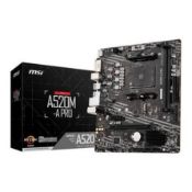 MSI AMD Ryzen A520M-A PRO AM4 MicroATX DDR4 Motherboard (LOC: B3Cage.5-QA2946 - SP)