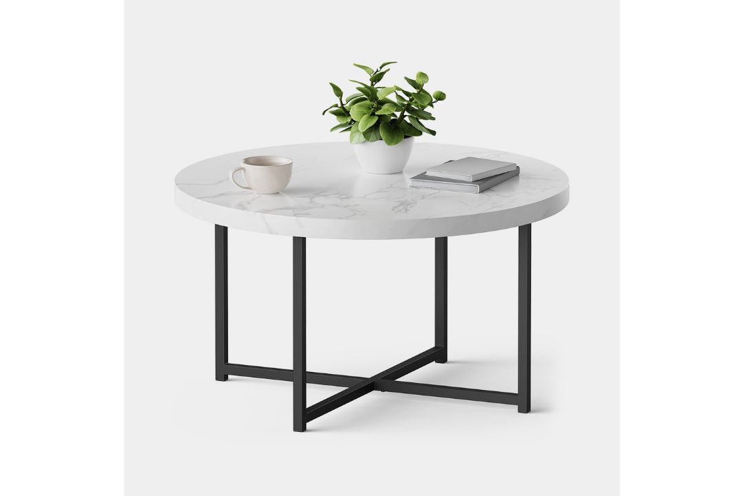 Boxed Mosley Faux Marble Coffee Table (LOC: RS1.2-KK5960 - MP)