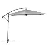 Boxed Grey 3M Banana Parasol (LOC: RS1.2-KK5958 - MP)