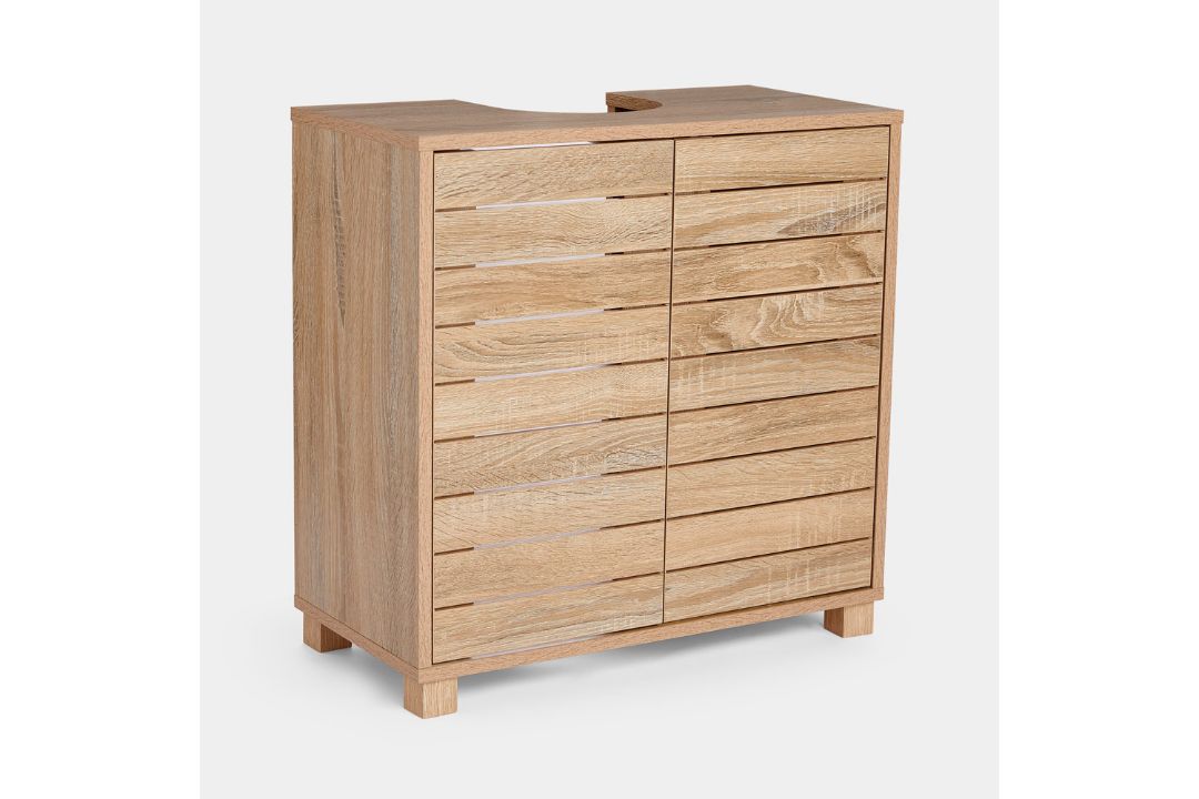 Boxed Under Sink Bathroom Cabinet Chester Range - Brown (LOC: RS1.2-KK5926 - 1LP)