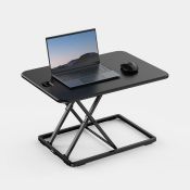 Boxed Ultra-Slim Sit-Stand Desk Converter (LOC: RS2.2-KK1547 - 1LP)