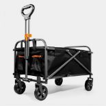 Boxed 70L Folding Garden Trolley - Black (LOC: RS1.1-KK5914 - MP)