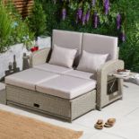 Boxed Alba Reclining Garden Sofa Set (LOC: RS2.6-KK1726 - QP)