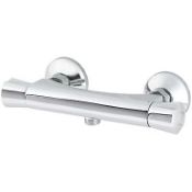 2 x Boxed Rize Exposed Single Outlet Thermostatic Silver Mixer Shower Valve (LOC: SR9.4.4-QA2911 -