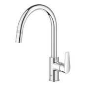 Boxed Grohe StartEdge 30553000 Single Lever Kitchen Sink Mixer Tap Chrome. (LOC: SR9.4.4-QA2883 -