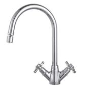 Boxed Franke Rotaflow Sink-Mounted Mono Mixer Kitchen Tap Chrome. RRP £199.00. (LOC: SR9.4.4-