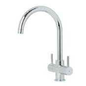 Boxed Cooke & Lewis Amsel Chrome effect Kitchen Dual lever Tap (LOC: SR9.4.5-QA2862 - SP)