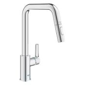 Boxed Grohe Start 30634000 Single Lever Kitchen Sink Mixer Tap Chrome. RRP £245.99. (LOC: SR9.4.4-