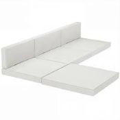 Boxed Outsunny 7 Piece Cream Water-Repellent Patio Furniture Cushion Set (LOC: R49.7-QA3184 - 1P)
