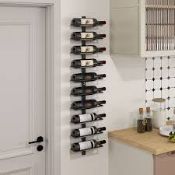 Boxed Wall Mount Wine Rack Wall Wine Rack for 10 Wine Bottles (LOC: R49.7-QA3188 - SP)