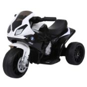 Boxed HOMCOM Electric Kids Ride on BMW Motorbike W/Headlights and Music, 6 V-Black (LOC: R49.21-