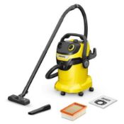 Karcher WD5 Corded Wet & Dry Vacuum Cleaner 25L - 1100W (LOC: SR3.1.4-QA3622 - 1P)