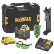DEWALT DCE0811D1G-GB 12V Li-Ion XR Green Self-Levelling Multi-Line Laser Level (LOC: SR3.1.4-