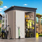 Boxed Lockable Door Outdoor Storage Shed With Floor (LOC: SR6.6.2-QA3257 - MP)