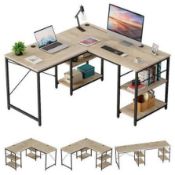 Boxed Bestier 55inch Gaming Desk L shaped Desk Office Computer Desk (LOC: SR6.6.4-QA3229 - 1LP)