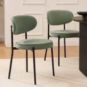 Boxed Mia Set of 2 Dining Chairs (LOC: SR6.6.2-QA3243 - 1LP)