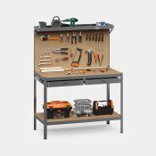 Boxed Workbench with Pegboard (LOC: RS1.7-RR2285 - 1LP)