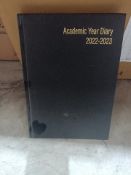 40X ACADEMIC YEAR DAIRY WITH NEAT BLACK FINISH (LOC: 8.6-MM454 - 1P)