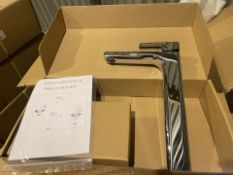 BRAND NEW VURTU PERES MONO BASIN MIXER CHROME RRP £189. (LOC: 45.6-AA3508 - 1P)