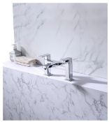 BRAND NEW VURTU Barkway Bath Filler, 1/4 Turn, Dual Lever Ceramic Disc, High/ Low Water Pressure,