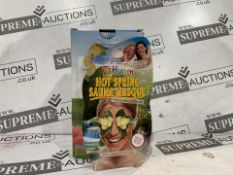 192 X BRAND NEW 7TH HEAVEN HOT SPRING SAUNA MASQUES WITH VOLCANIC MINERALS RRP £8 EACH (LOC: 48.24-