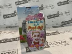 192 X BRAND NEW 7TH HEAVEN PINK CACTUS AND CLAY PEEL OFF MASKS 10ML RRP £8 EACH (LOC: 42.14-AA4334 -