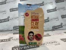 192 X BRAND NEW 7TH HEAVEN INTENSE CINNAMON CLAY MASKS 15G RRP £8 EACH (LOC: 23.13-AA4327 - 1P)
