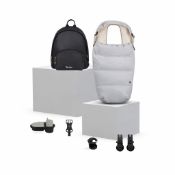 NEW & BOXED SILVER CROSS Dune Ultimate Pack - GLACIER. RRP £375. Includes a Dune footmuff, vegan