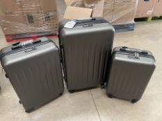 BRAND NEW SET OF 3 KONO PREMIUM LUGGAGE SET INCLUDING 28 INCH, 20 INCH AND 24 INCH LUGGAGE BAGS IN