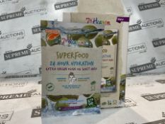192 X BRAND NEW 7TH HEAVEN SUPERFOOD 24 HOUR HYDRATION EXTRA VIRGIN OLIVE OIL SHEET MASKS RRP £8